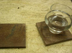 red earth drink coasters