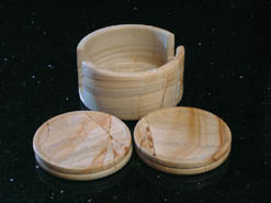 teak coasters