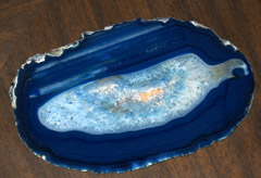 blue beverage coasters