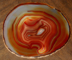 red beverage stone coaster