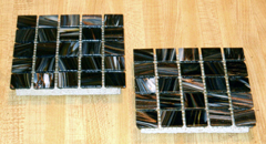 glass mosaic coasters