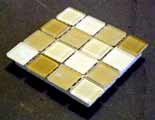 green gemstone coasters