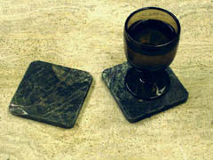 stone drink coasters