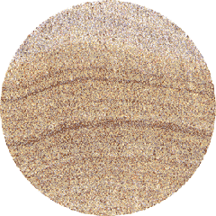 banded sandstone beverage coasters